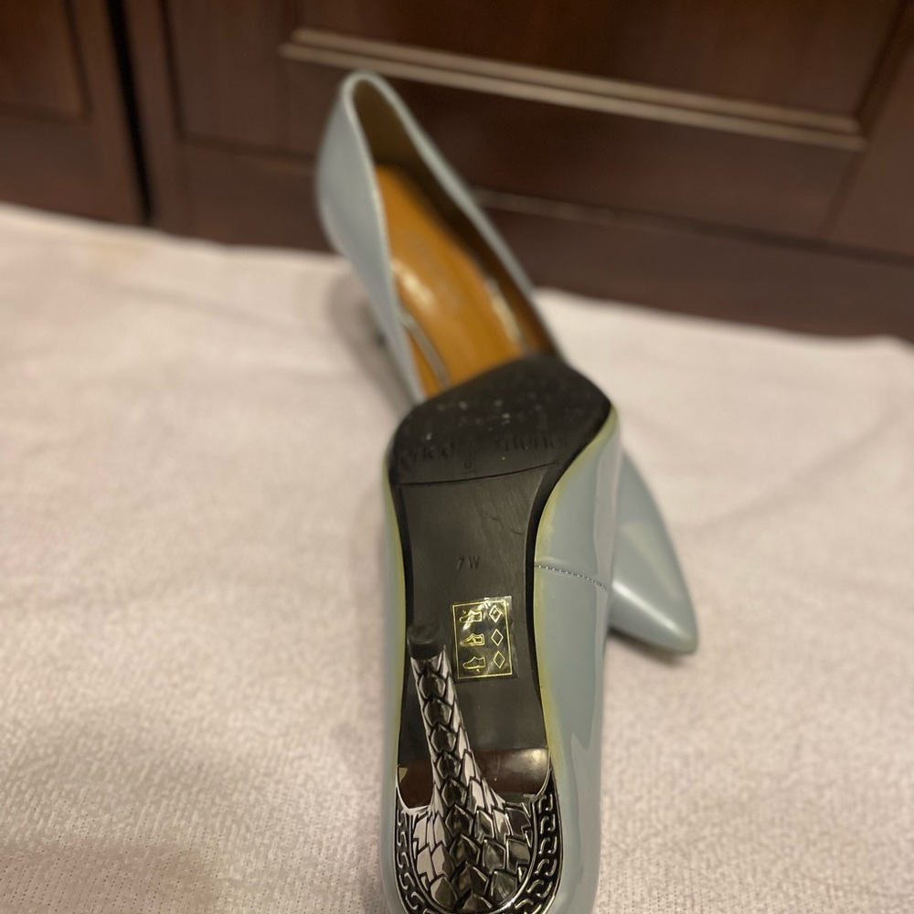 J.Renee  Pointed Toes Pumps Size 8  Pl I’d Blue - Picture 5 of 10